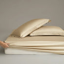 Axyaa Cotton Solid Color Single Fitted Sheet, Soft & Skin-Friendly