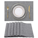 Axyaa Cotton Linen Nordic Table Rug Placemats - Non-Slip Dining Table Mat