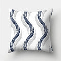 Axyaa Blue Decorative Pillowcase for Home and Office Use