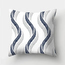 Axyaa Blue Decorative Pillowcase for Home and Office Use