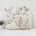 Axyaa Japanese Cherry Blossom Pillowcase 40x40 Covers for Bed and Living Room