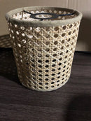 Axya Hexagonal Grid Rattan Lamp Shade for E27 Table Lamp Chandelier