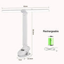 Axyaa Double-headed Clip Table Lamp: Touch Control Dimmable Light for Reading, Bedroom, Study