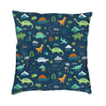 Axyaa Dinosaur Fossil Cushion Cover | Skeleton Throw Pillowcase for Sofa Car Home Decor