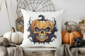 Axyaa Halloween Trick or Treat Pillow Cover for Sofa, Bedroom, Car - Cushion Cover