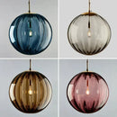 Nordic Glass Pendant Light LED Hanging Lamp for Home, Cafe, Restaurant by Axyaa