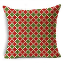 Axyaa Christmas Linen Pillowcase 45x45cm - Festive Home Decor & Gifts
