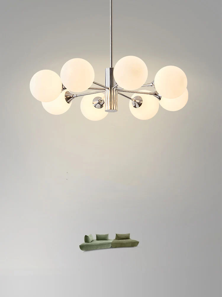 Axya Magic Bean Chandelier: Retro Medieval Style Lighting for Living Room & Study