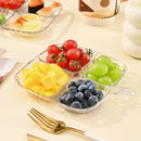 Axyaa Dried Fruit Plate Snack Dish Candy Nuts Plastic Tray Dessert Trays