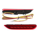 Axyaa LED Rear Bumper Reflector Lights for Nissan X-trail Rogue Qashqai Leaf Pathfinder