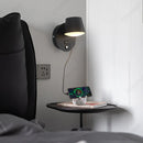 Axyaa LED Rotatable Wall Lamp USB Charging Touch Dimming for Bedroom and Living Room