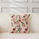Axyaa Retro Cotton & Linen Throw Pillowcase 45x45 - Yarn-Dyed Jacquard Cover
