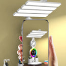 Axyaa Rechargeable Table Lamp with Fan, Clock Display, and LED Light