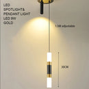 Axyaa Modern Acrylic LED Pendant Lights - Double Head Adjustable Nordic Style
