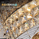 Axyaa Light Luxury Crystal Chandelier Modern Design Lamps