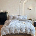 Axyaa High Gram Milk Fleece Bed Four-Piece Set - Light Luxury Style