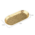 Axyaa Stainless Steel Oval Jewelry Display Tray Palette Holder Organizer