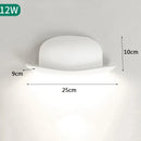 Axyaa LED Wall Lamp: Modern Indoor/Outdoor Lighting for Home, Garden, and Bedroom