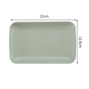Axyaa Plastic Food Storage Tray Fruit Plates Snack Pan Kitchen Organizer