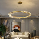 Axyaa Postmodern Crystal Chandelier for Luxurious Living Spaces