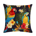 Axyaa Tropical Plant Design Linen Pillowcase Floral Print 45*45cm