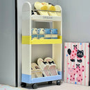 Axyaa Slim Storage Cart Rolling Rack for Laundry, Bathroom & Kitchen