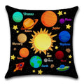 Solar System Sun Planet Print Cushion Cover 45X45CM for Axyaa Brand
