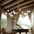 Axyaa Tree Branch LED Chandelier - Modern Minimalist Lighting for Various Spaces