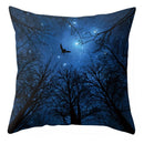 Axyaa Galaxy Print Pillowcase - Decorative Polyester Cushion Cover for Home Sofa