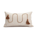 Axyaa New Year Festival Tree Embroidery Pillow Cover Sofa Cushion Headboard Decor