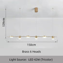 Axyaa Nordic Minimalist LED Dining Table Pendant Light for Hotel Front Desk