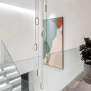 Axyaa Modern Chandelier Pendant Lights for Indoor Stair Lighting