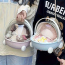 Axyaa Bed Stroller with Cute Mat for Labubu Dolls