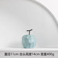 Axyaa Apple Pear Decoration: Simple Ceramic Fruit for Home & Office Décor