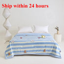 Axyaa Soft Silk Cool Feeling Printed Summer Quilt