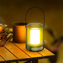 Axyaa Portable Rechargeable LED Camping Tent Light - Flame Effect Outdoor Lamp