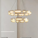 Axyaa Designer Copper Chandelier, Modern Island Table Lamp