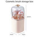 Axyaa Cosmetics Storage Box Dust-proof Makeup Organizer for Bathroom Jewelry Swabs Pads