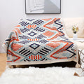 Axyaa Bohemia Floral Knit Throw Blanket: Cozy Home Decor & Sofa Cover