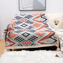 Axyaa Bohemia Floral Knit Throw Blanket: Cozy Home Decor & Sofa Cover