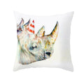 Axyaa Cute Giraffe Pattern Throw Pillowcase