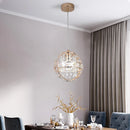 Axyaa Crystal Pendant Chandelier - Modern Indoor Lighting Solution