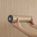 Axyaa Wood Grain Self-Adhesive Wall Sticker Roll, Easy Renovation 40*500cm