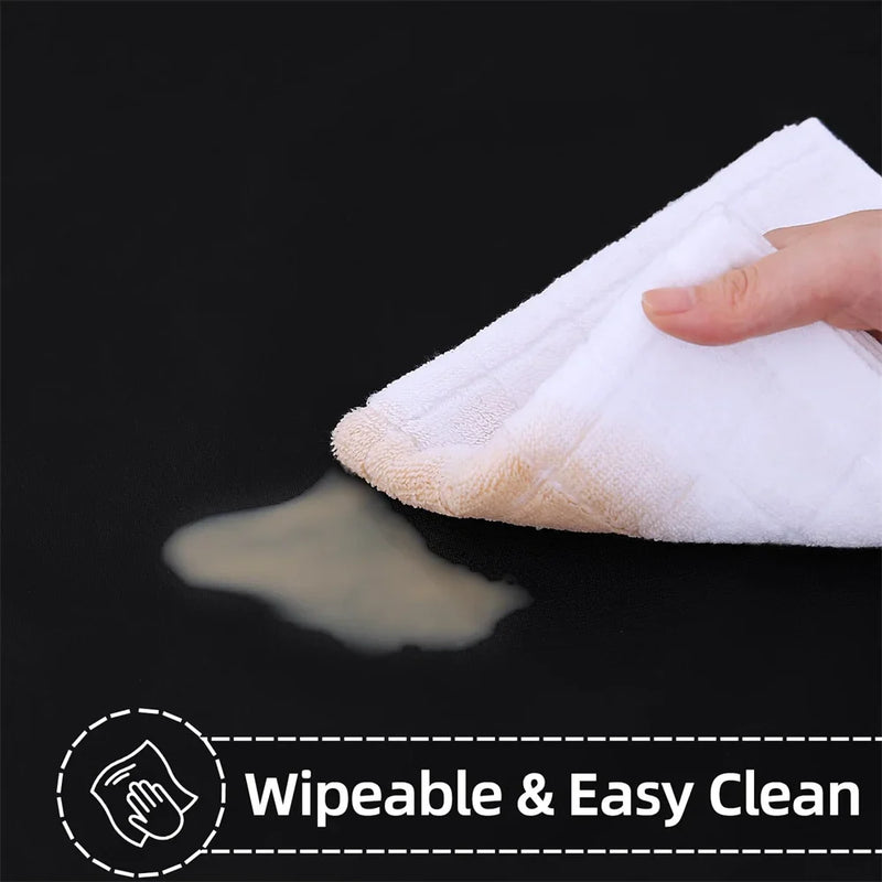 Axyaa Waterproof Vinyl Tablecloth: Easy Clean Table Cover for Dining, Parties, Camping