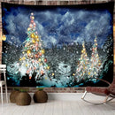 Axyaa Moose Wood Snow Tapestry Wall Hanging 200x150cm