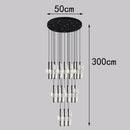 Axyaa Rotating Pendant Light for Staircase Villa Living Room Dining Room