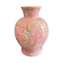 Axyaa Chinese Style Blue & White Porcelain Vase Pink Pot Retro Jars Flower Vase