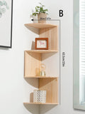 Axyaa 5-Layer Wooden Corner Shelf Stand & Storage for Home & Kitchen Organizers