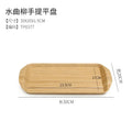Axyaa Wooden Bread Cake Tray for Kitchen Storage and Serving