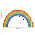 Axyaa Rainbow Nursery Wall Sticker Peel&Stick Boy Room Decor